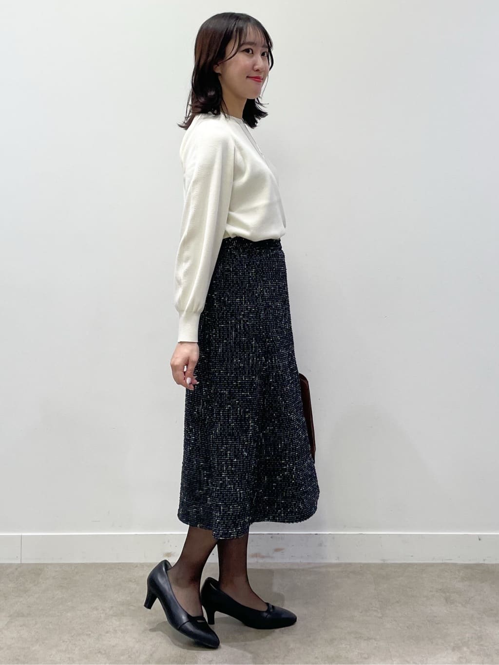 yukariさんの「Reflect｜【ゆったり着られる◎】ラグランスリーブニット」を使ったコーディネート