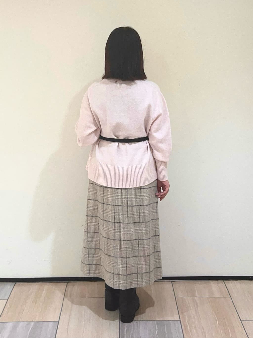 Mitsukiさんの「UNTITLED｜【8色展開/洗える】ウールカシミヤ ハイネックニット」を使ったコーディネート