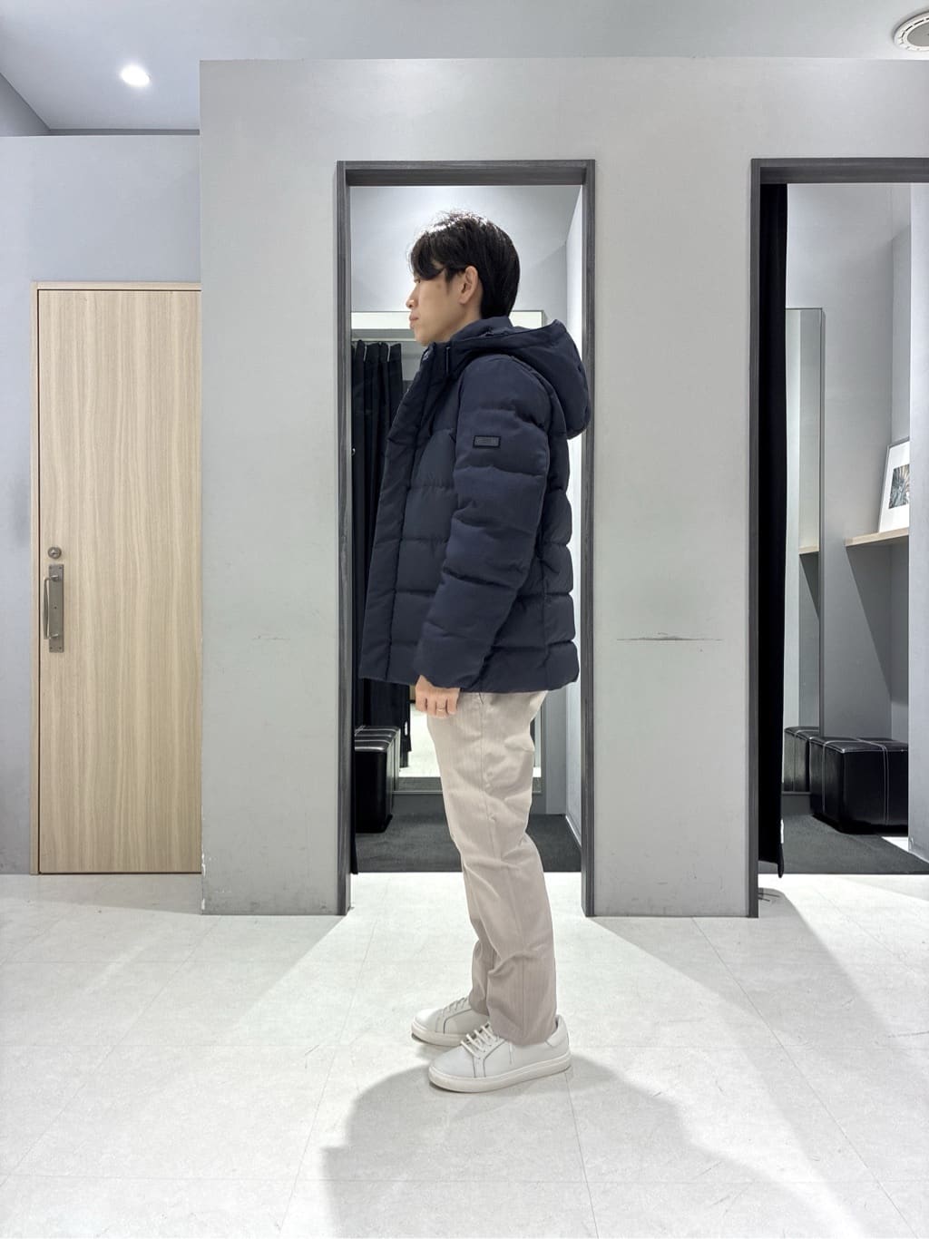 わいずみさんの「TAKEO KIKUCHI｜カラーコンビ ダウンブルゾン」を使ったコーディネート