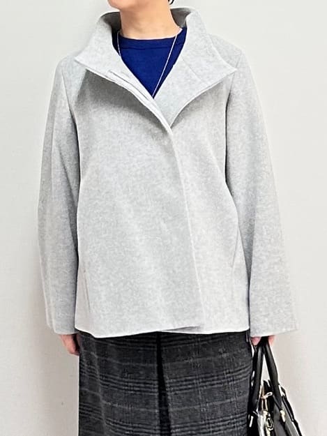 みなこさんの「UNTITLED｜【着回しが効く／オンオフアウター】ウールショートコート」を使ったコーディネート