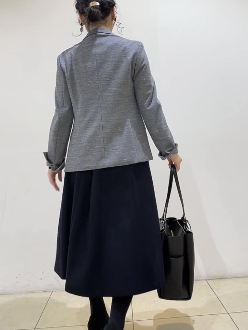 watanabeさんの「UNTITLED｜【洗えるスーツ／ストレッチ】ウール混ジャージ テーラードジャケット」を使ったコーディネート