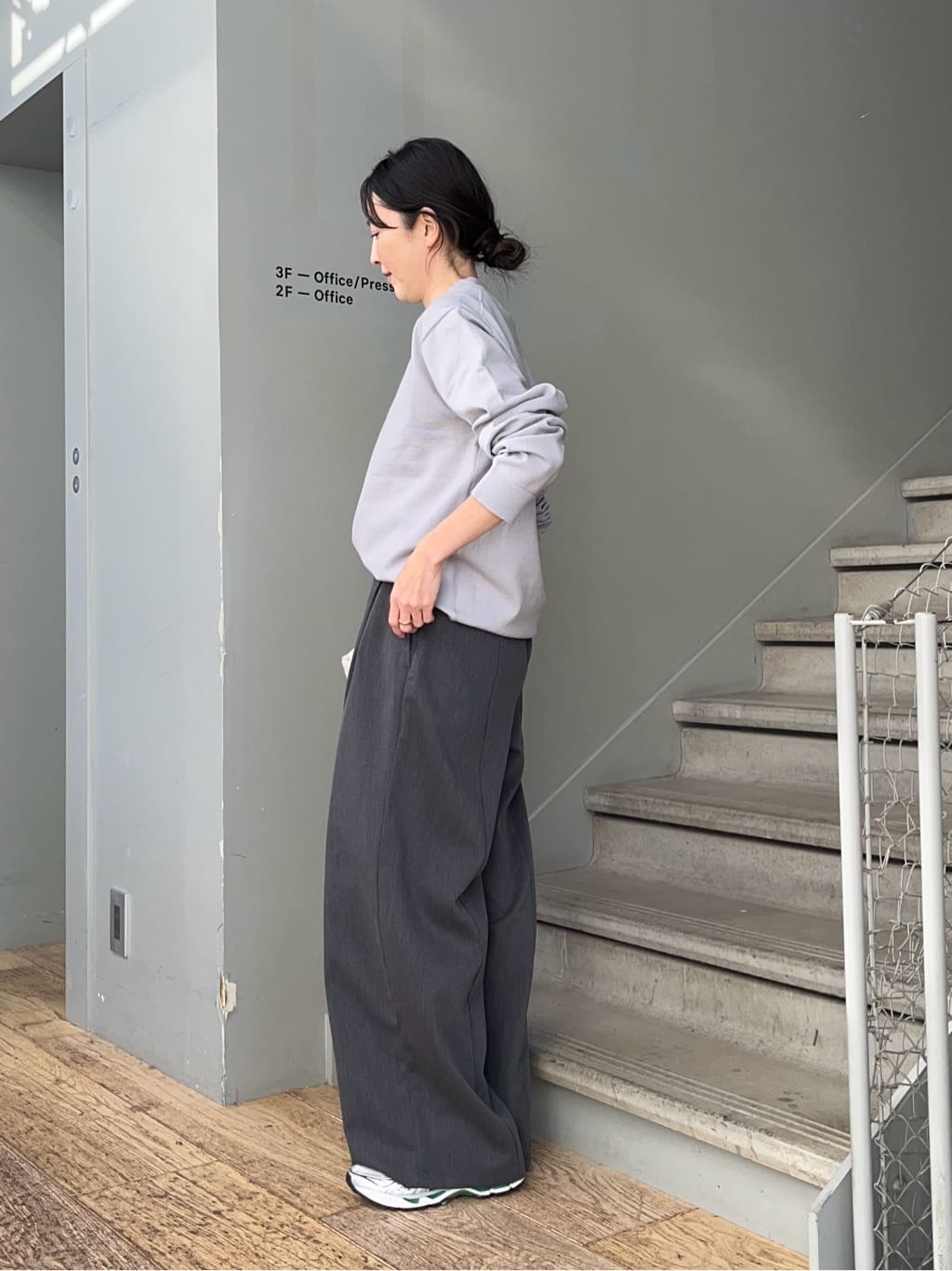 神野（jinno）さんの「TAKEO KIKUCHI｜【Sサイズ～】アンチピリング テーラードネック ニット」を使ったコーディネート