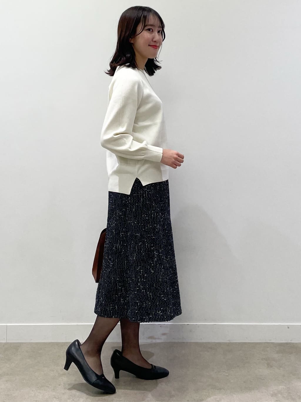 yukariさんの「Reflect｜【ゆったり着られる◎】ラグランスリーブニット」を使ったコーディネート