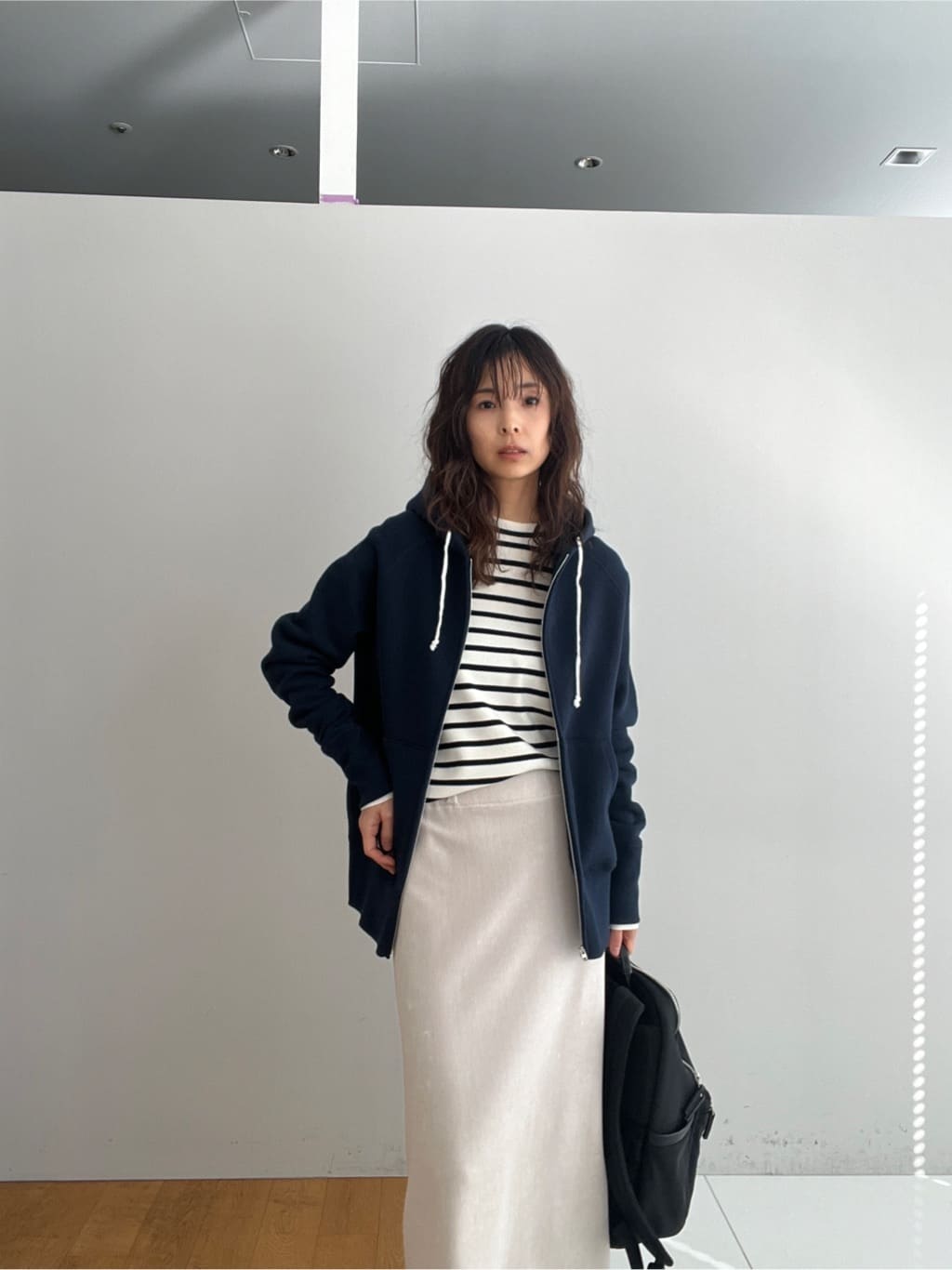 misaさんの「DRESSTERIOR｜デキシー吊裏毛ジップアップパーカ」を使ったコーディネート