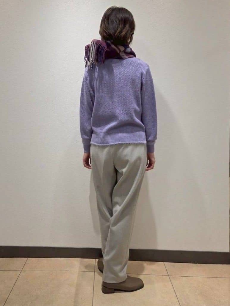 Rumiさんの「Reflect｜【ほんのりラメ感◎】ケーブル柄ニット」を使ったコーディネート