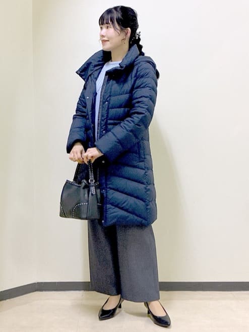  beni_gingerさんの「Reflect｜【SS-4Lサイズ／ウエスト調整可】フーデッドロングダウンコート」を使ったコーディネート