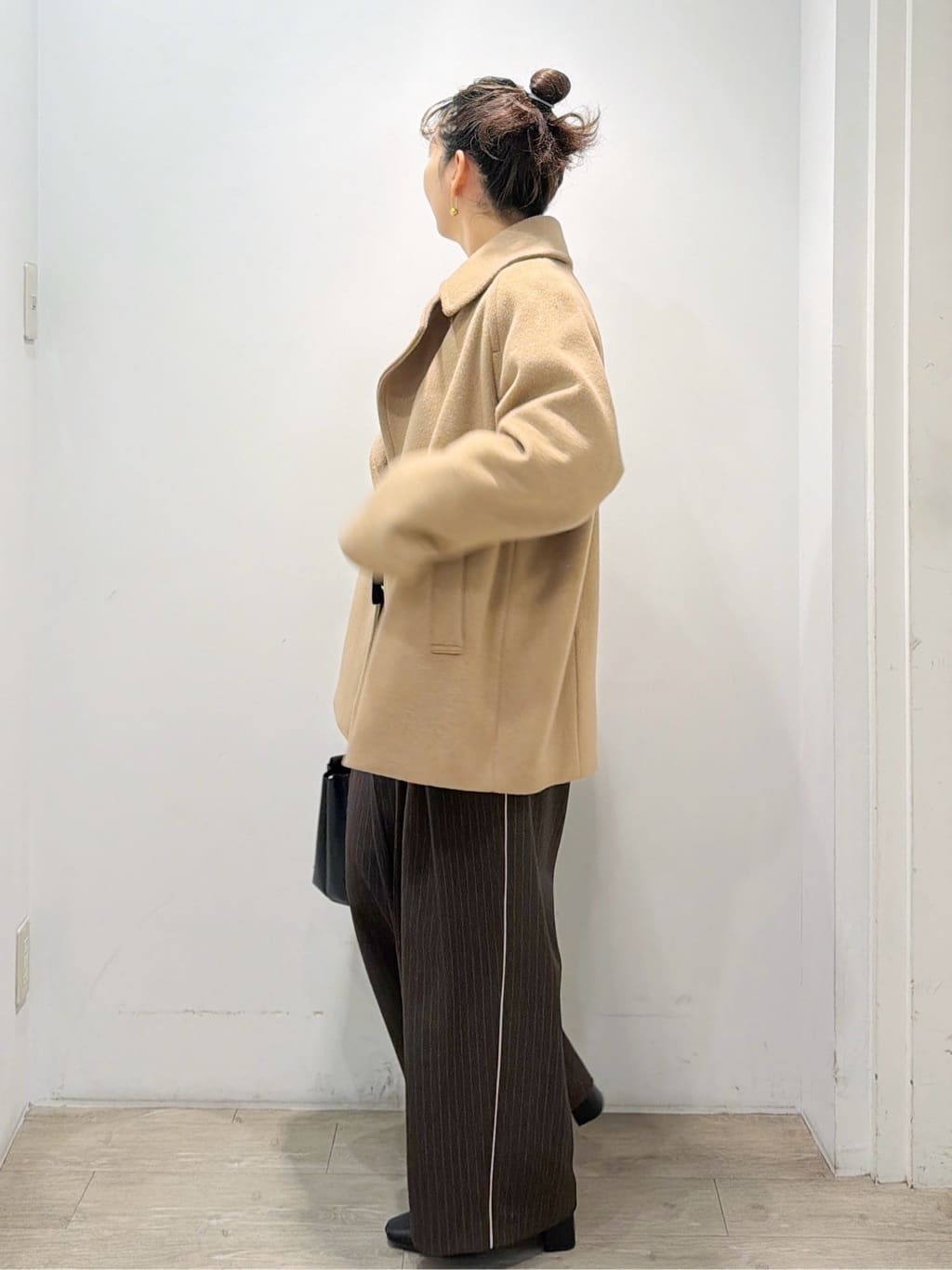 sumicaさんの「OPAQUE.CLIP｜金ボタンラメニットカーディガン【洗濯機OK】」を使ったコーディネート