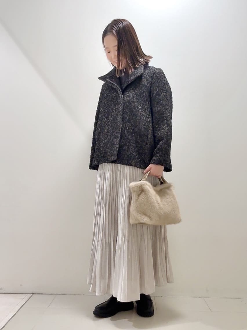 YUIさんの「UNTITLED｜【8色展開/洗える】ウールカシミヤ ハイネックニット」を使ったコーディネート