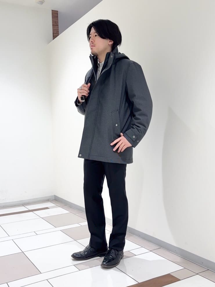 及川さんの「TAKEO KIKUCHI｜【3WAY】ドビー ダウンライナー付ブルゾン」を使ったコーディネート