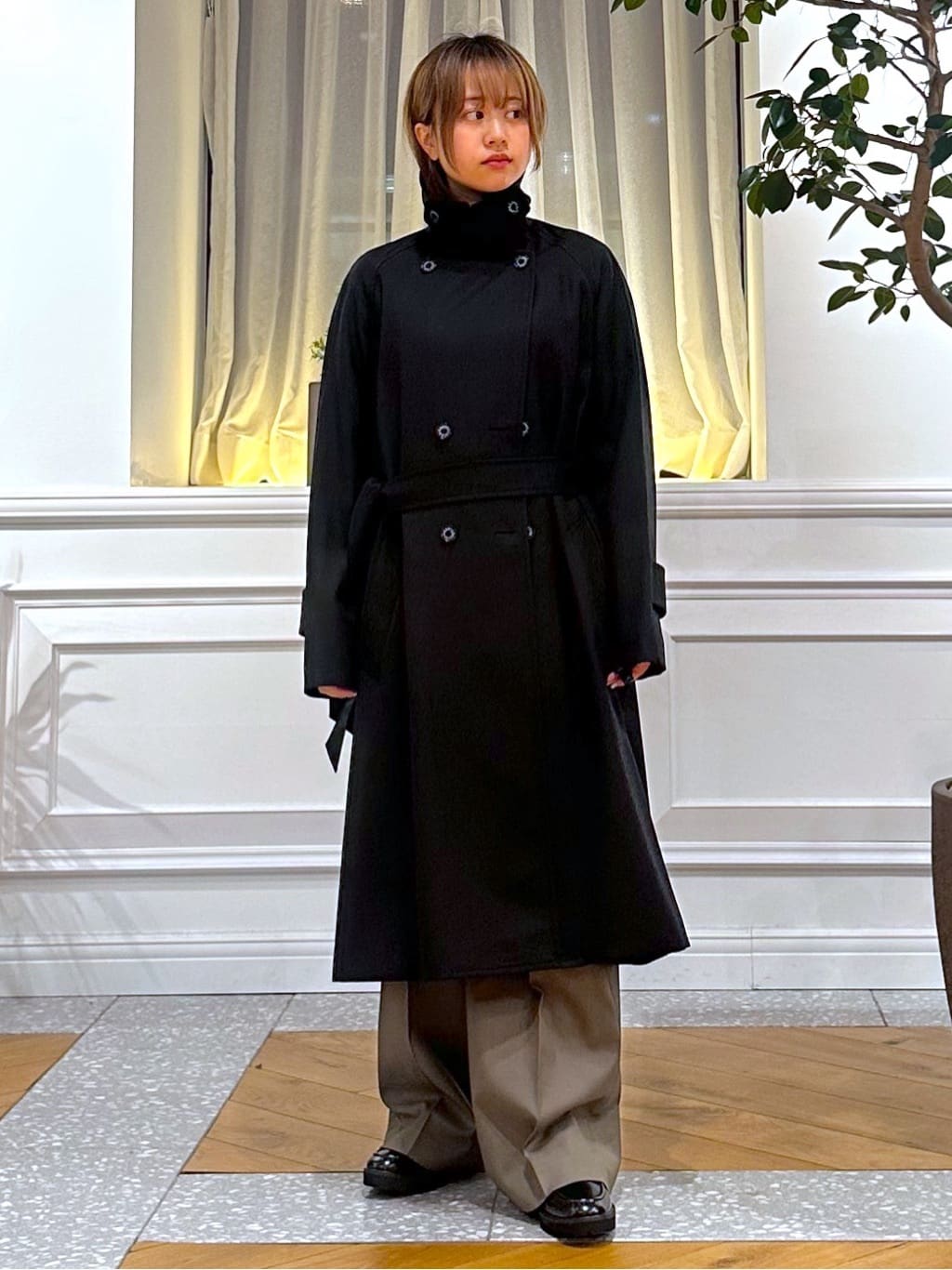 なべこさんの「DRESSTERIOR｜【再入荷/荷重軽減】サスペンションマルチポケットリュック」を使ったコーディネート