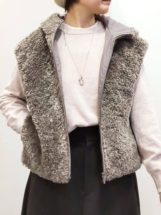 やまちゃんさんの「grove｜【名品アウター/3WAY・はっ水】ボアライナー付マウンテンパーカ」を使ったコーディネート