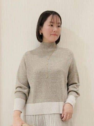 naokoさんの「UNTITLED｜【8色展開/洗える】ウールカシミヤ ハイネックニット」を使ったコーディネート