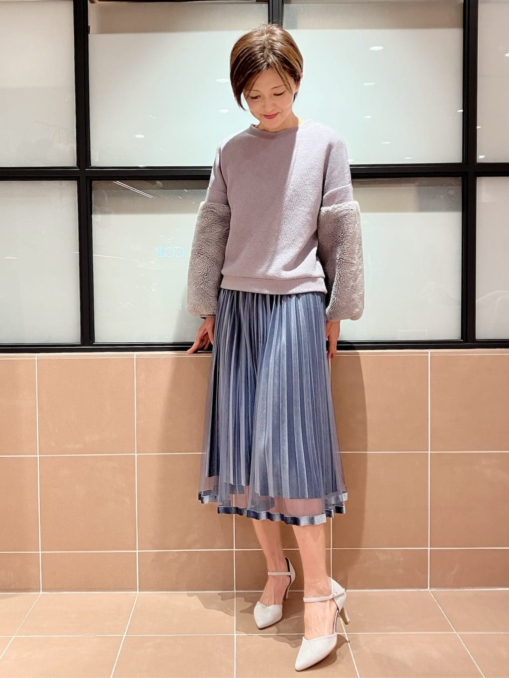 Ｋさんの「ESPERANZA｜アンクルストラップパンプス」を使ったコーディネート