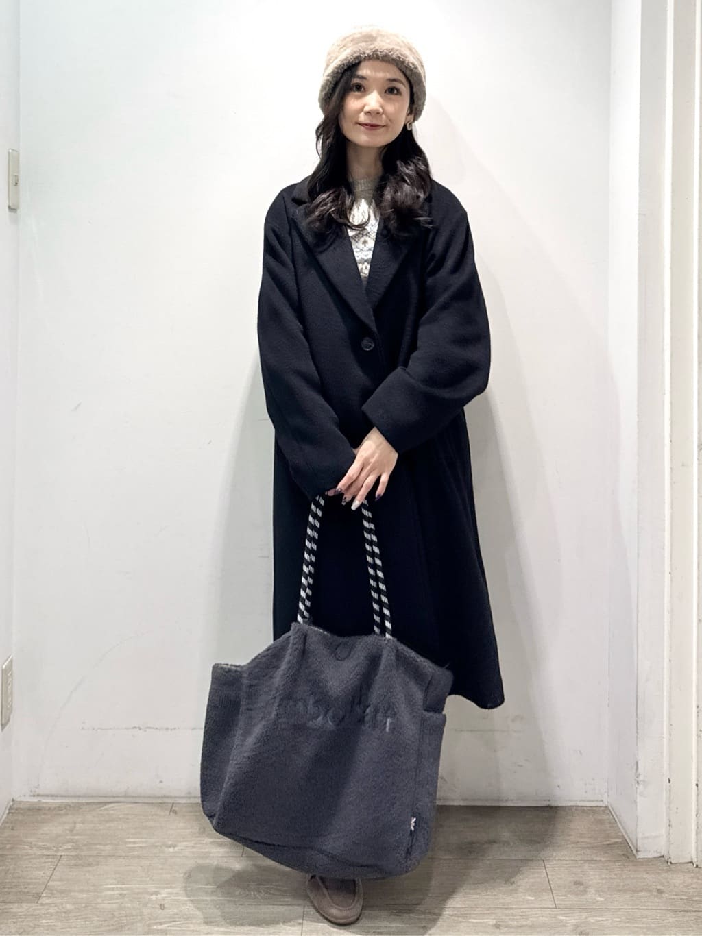 yuicciさんの「OPAQUE.CLIP｜カシミヤブレンドウールチェスターコート」を使ったコーディネート