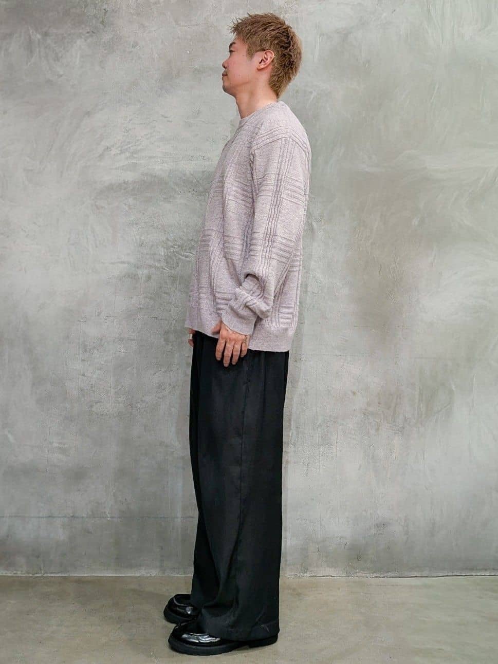 daiさんの「THE SHOP TK｜【優しい肌触り】カシミヤタッチ チェックニット　洗濯機OK」を使ったコーディネート