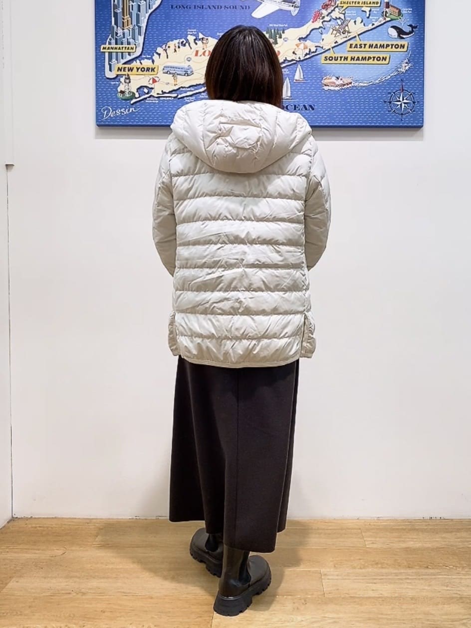 Hamaさんの「Dessin｜【撥水・2WAY】ミュラーダウンコートミドル丈」を使ったコーディネート