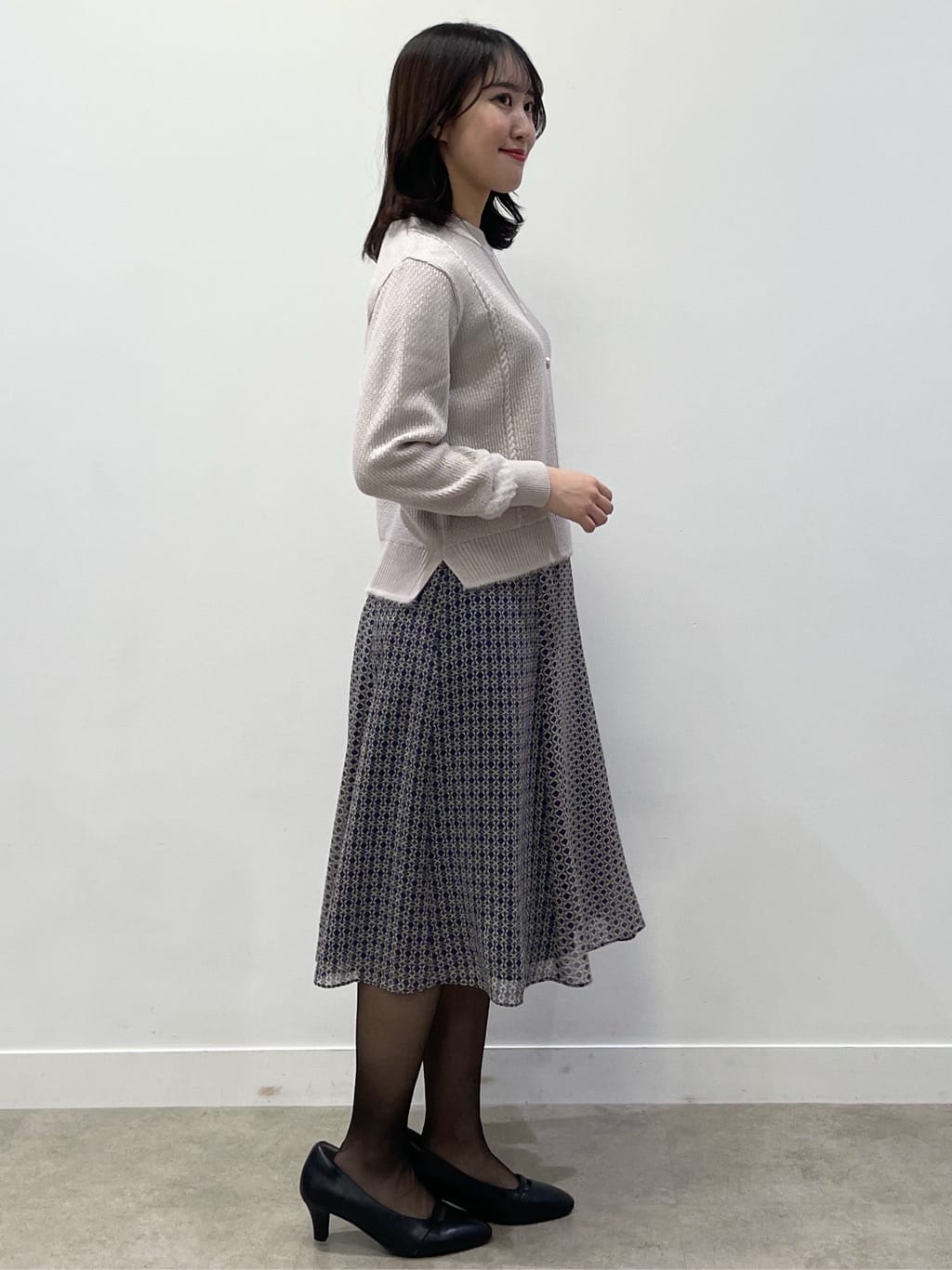 yukariさんの「Reflect｜【ほんのりラメ感◎】ケーブル柄ニット」を使ったコーディネート