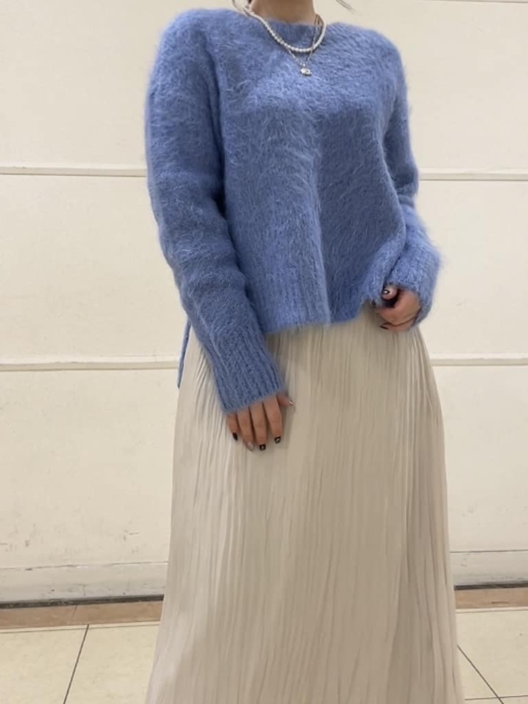 watanabeさんの「UNTITLED｜【ゆったり】アルパカ混シャギーニット」を使ったコーディネート