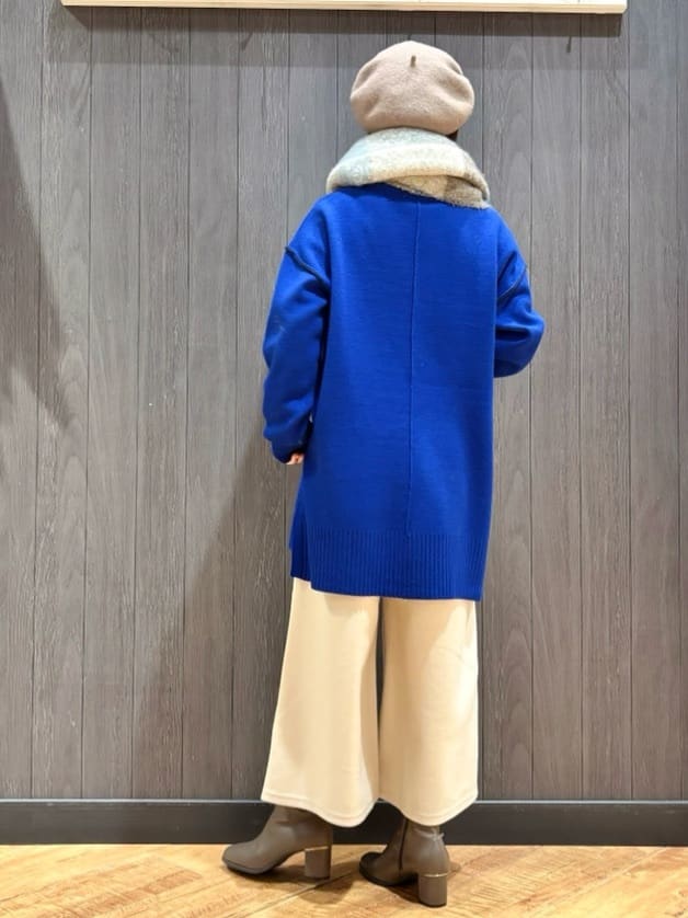 meiさんの「SHOO･LA･RUE｜【洗濯機可/毛玉レス】上品に体型カバー チュニックニットワンピース」を使ったコーディネート