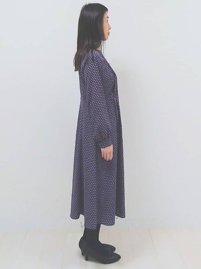 SANAさんの「Reflect｜【お食事会やお出かけに◎】ふんわりジャカード編みカーディガン」を使ったコーディネート