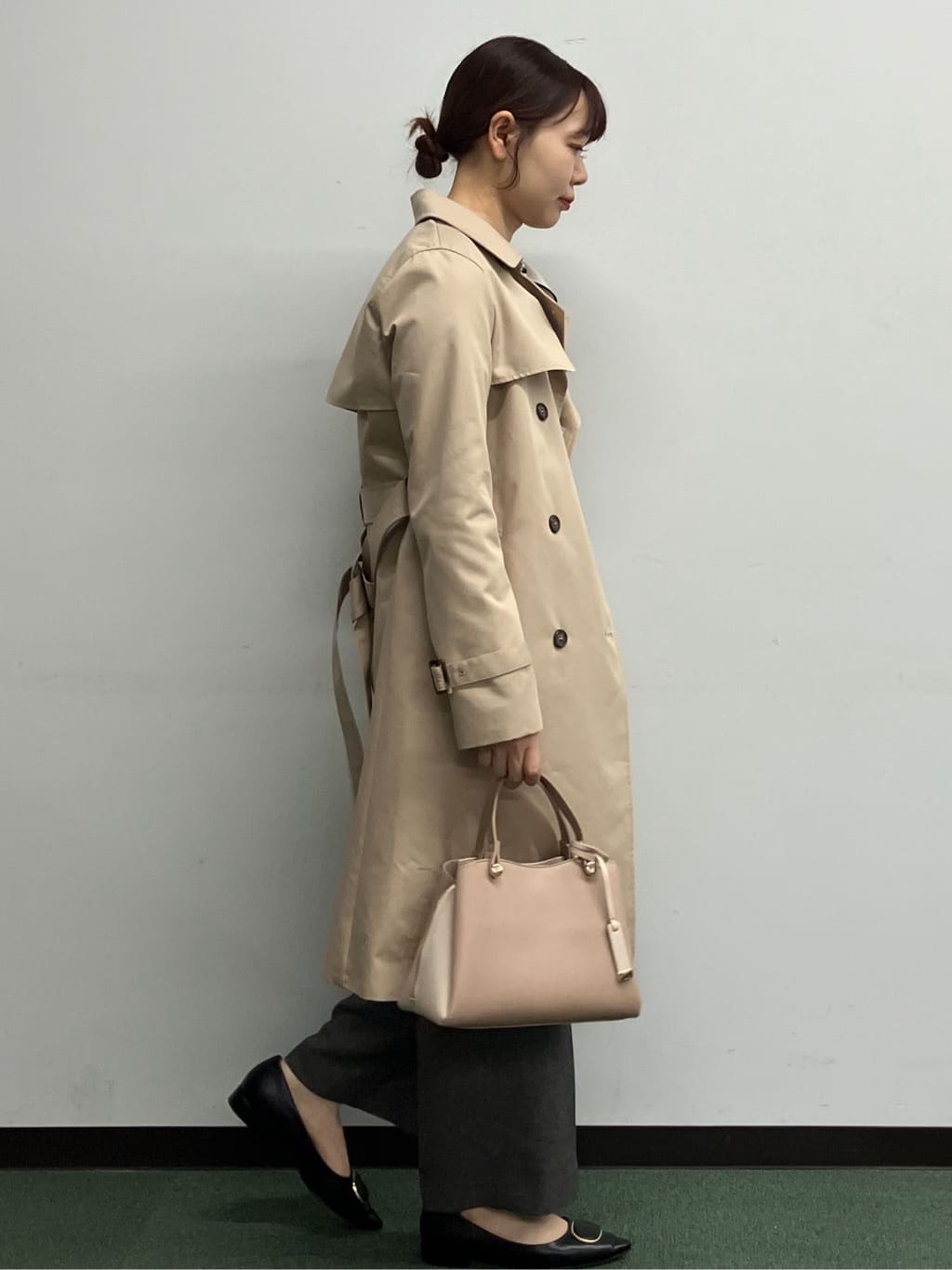 MAYUKIさんの「index｜撥水トレンチコート【洗濯機OK／花粉対応】《XS～3L》」を使ったコーディネート