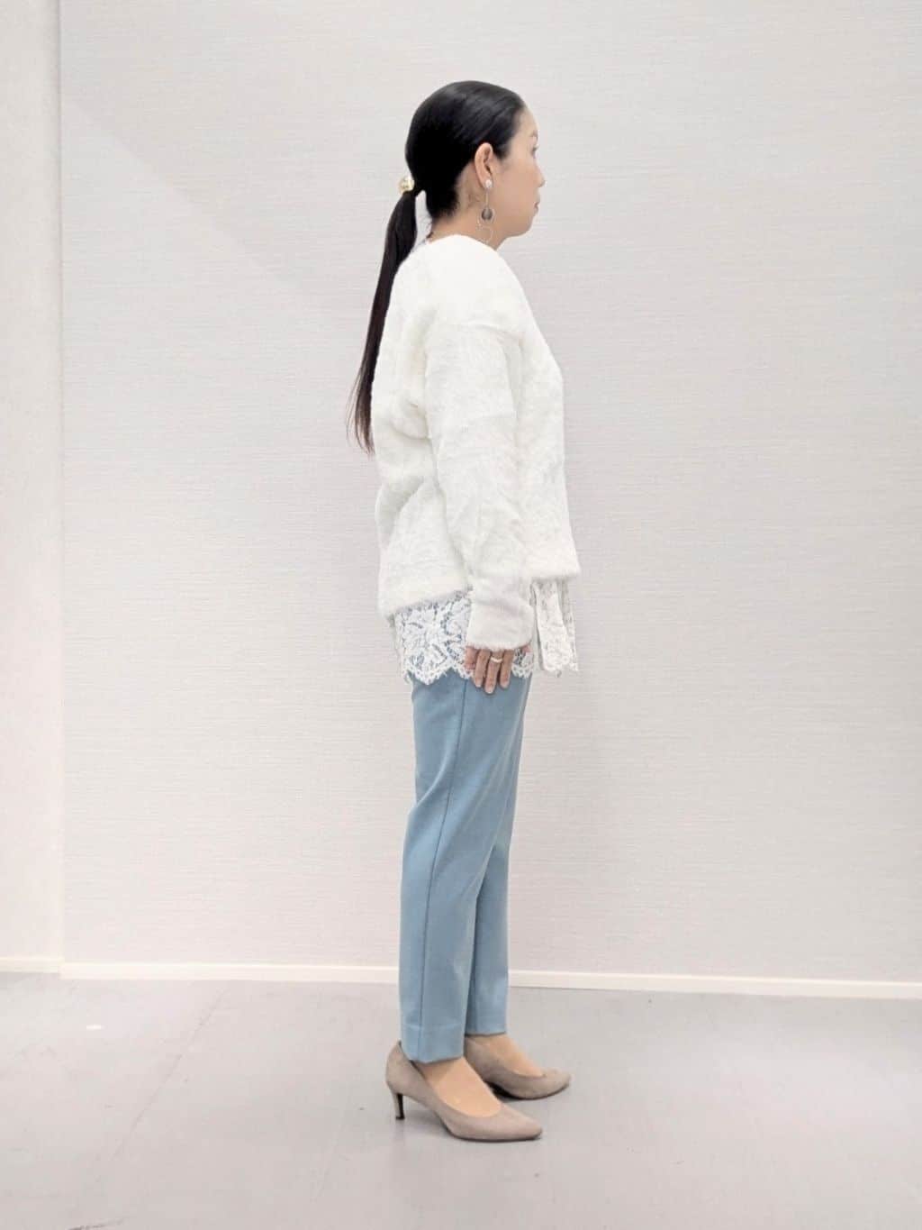 makkyさんの「UNTITLED｜【洗える】エアリーシャギートップス」を使ったコーディネート