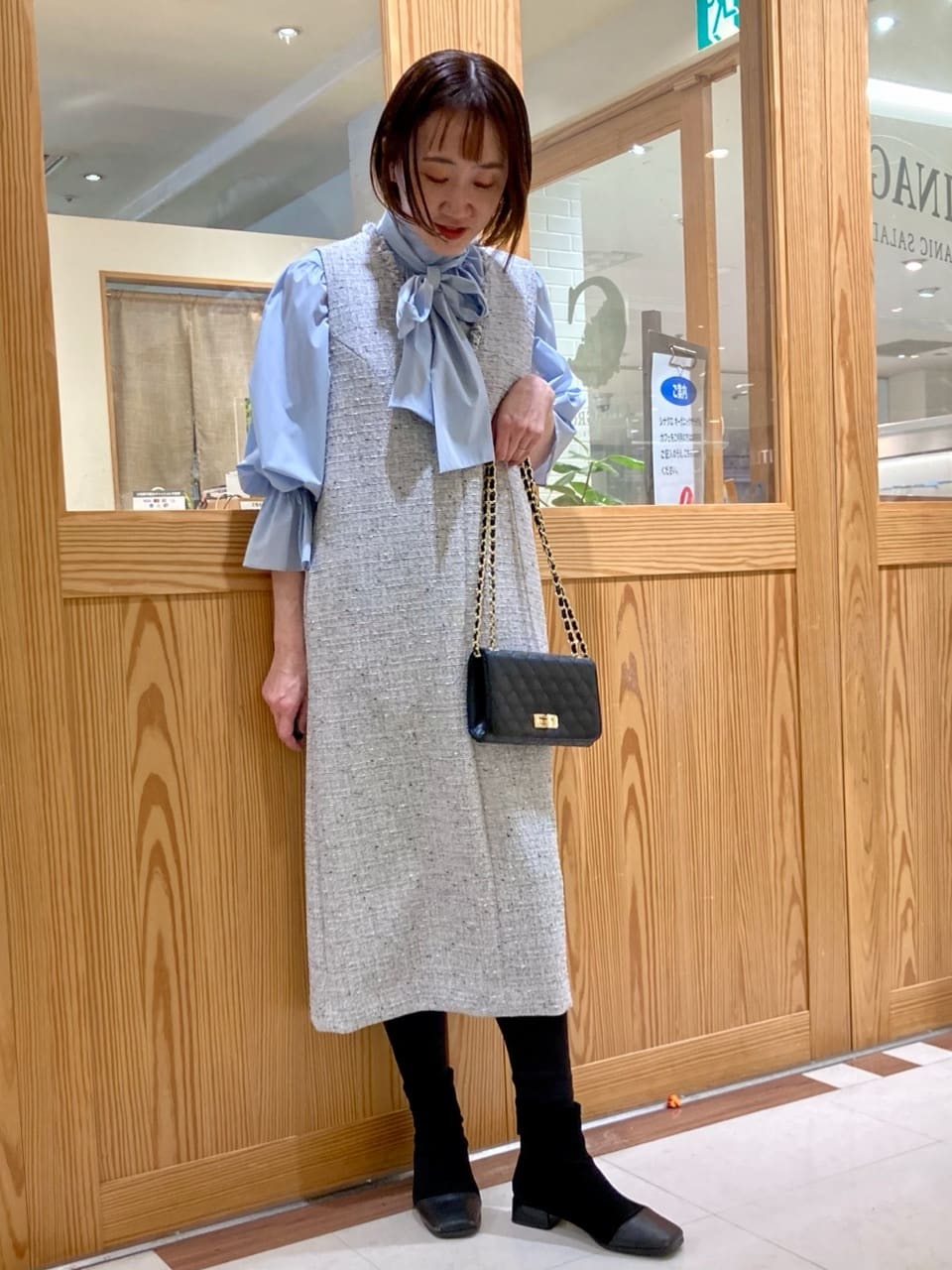 ゆうさんの「UNTITLED｜キルティングチェーンショルダー」を使ったコーディネート
