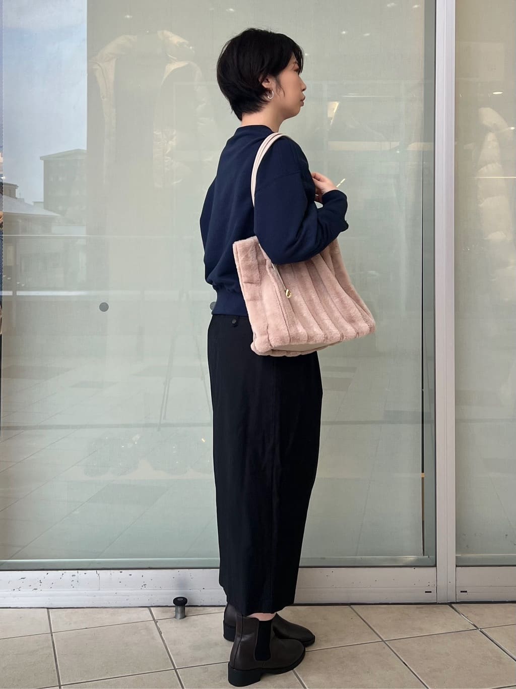 yo-koさんの「OPAQUE.CLIP｜裏毛プリント刺繍ロゴ【洗濯機OK】」を使ったコーディネート