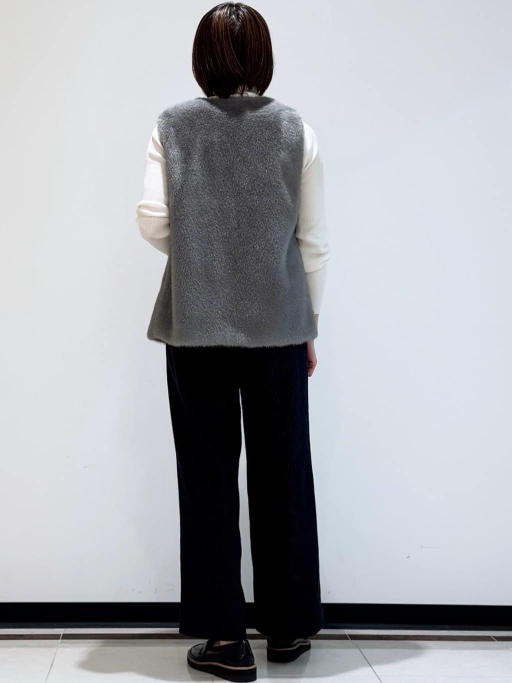 mikaさんの「INDIVI｜ミンク調フェイクファージレ」を使ったコーディネート