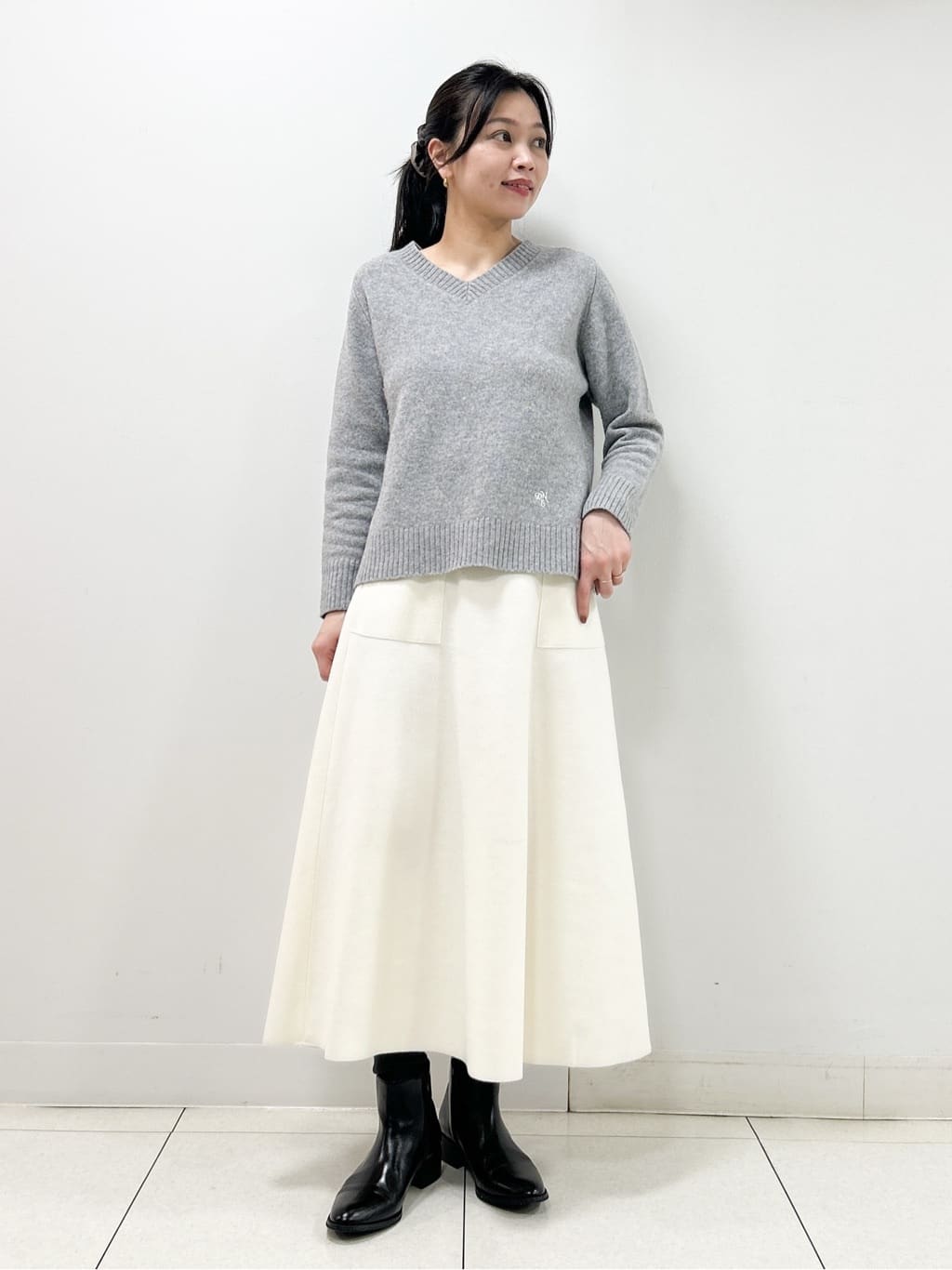 Kaiさんの「Dessin｜【撥水・2WAY】ミュラーダウンコートミドル丈」を使ったコーディネート
