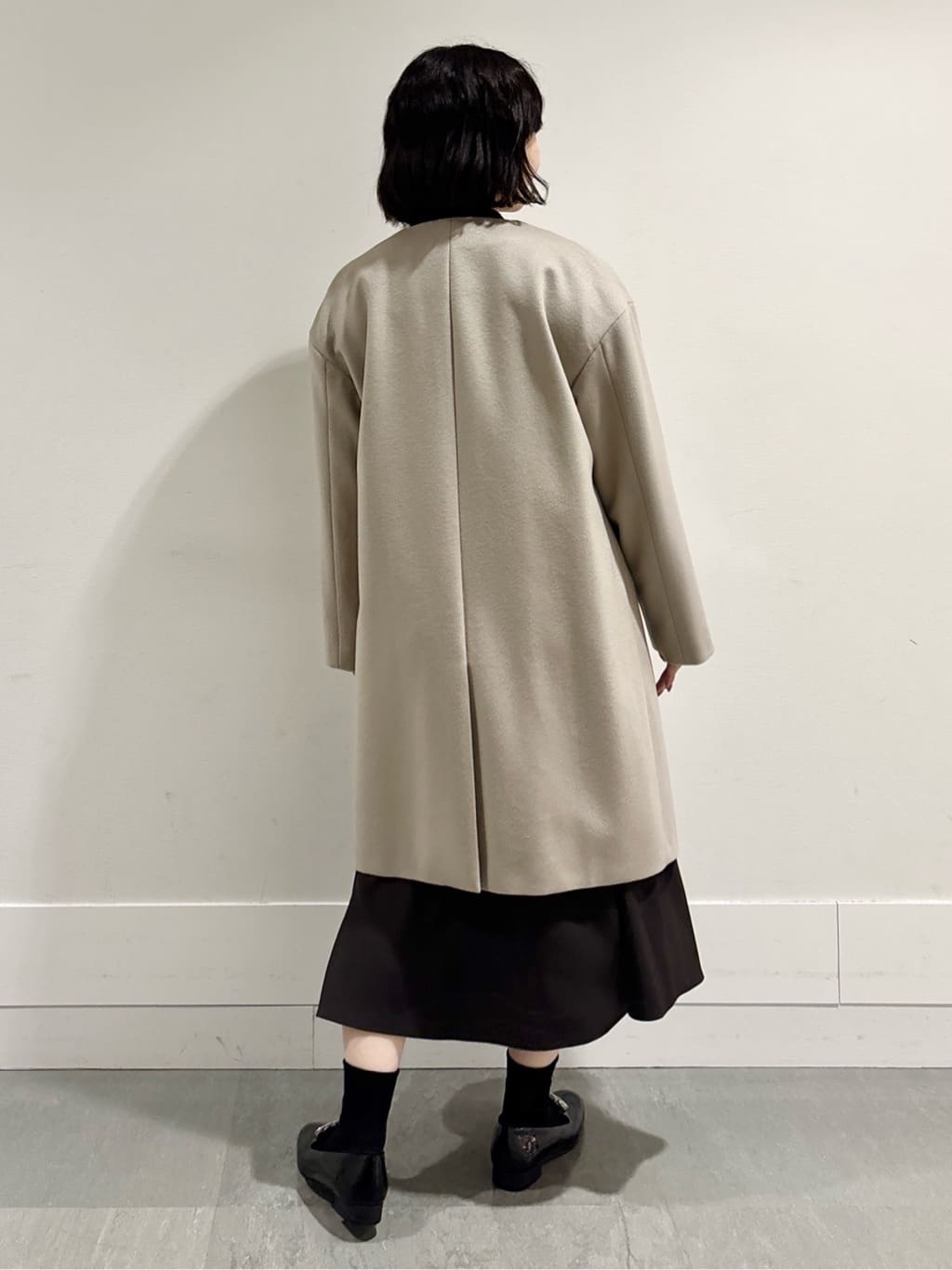 モエカさんの「UNTITLED｜◆【洗える/前開き/フォーマル】バイカラー ワンピース」を使ったコーディネート
