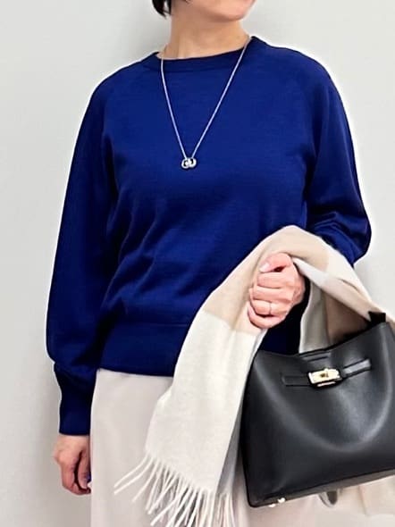 みなこさんの「UNTITLED｜【ふんわり/タイト見え】グレンチェックスカート」を使ったコーディネート