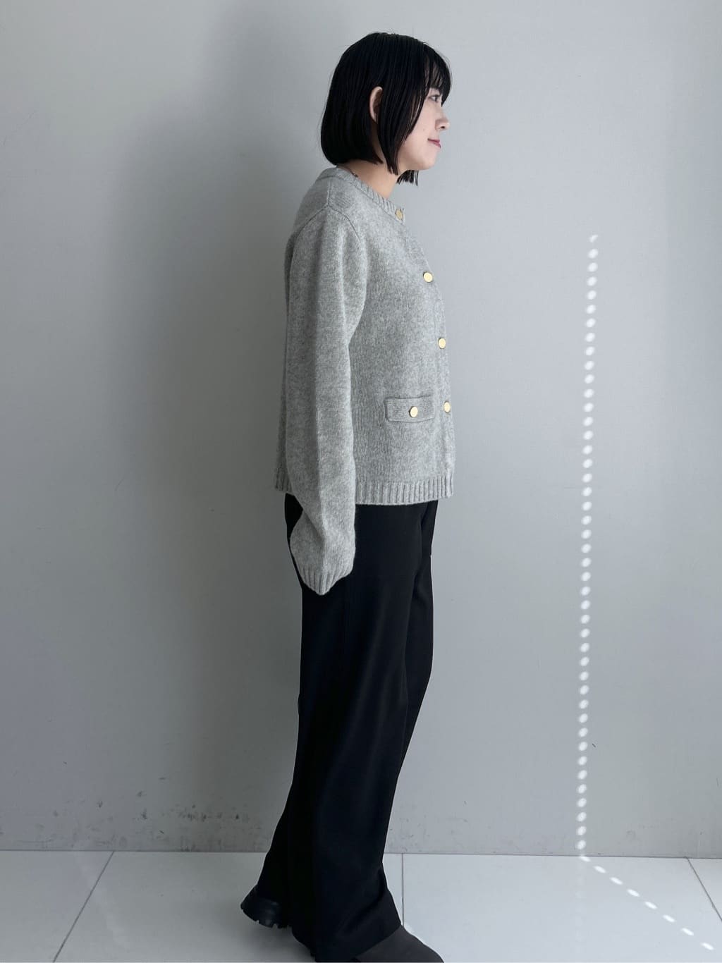 Hirokaさんの「Dessin｜ウールカシミヤカーディガン」を使ったコーディネート