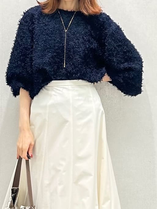 Miwaさんの「UNTITLED｜【アンサンブル可/ジャケット風】ウールミラノリブカーディガン」を使ったコーディネート