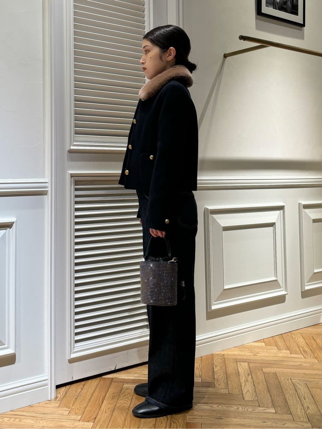 Mgmさんの「DRESSTERIOR｜◆【ウォッシャブル】ラメコットンカシミヤニット」を使ったコーディネート