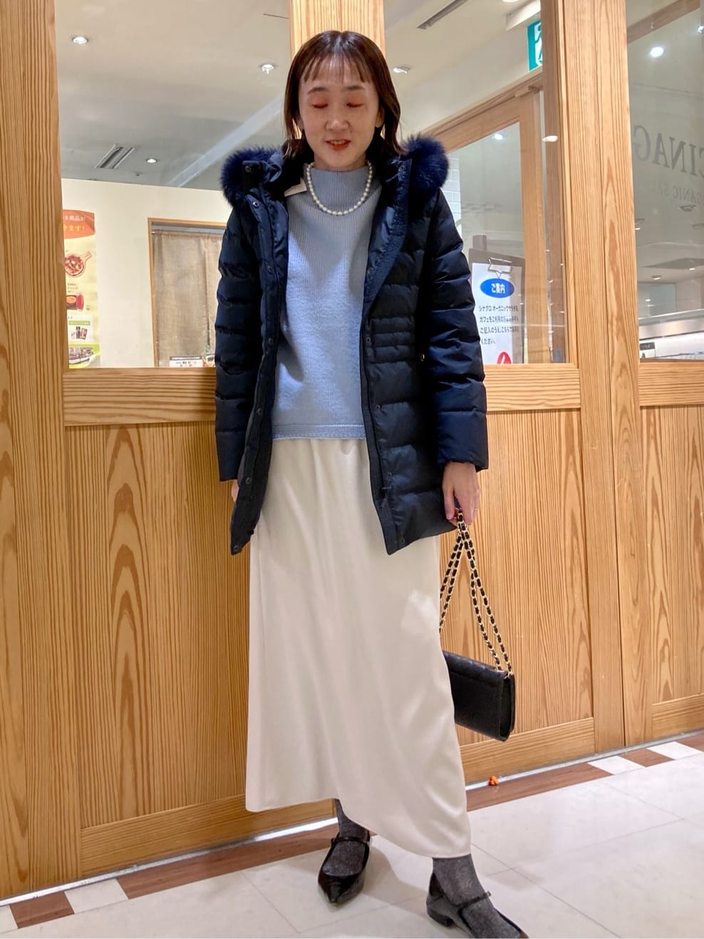 ゆうさんの「UNTITLED｜【洗える】スポンディッシュ ボトルネックニット」を使ったコーディネート