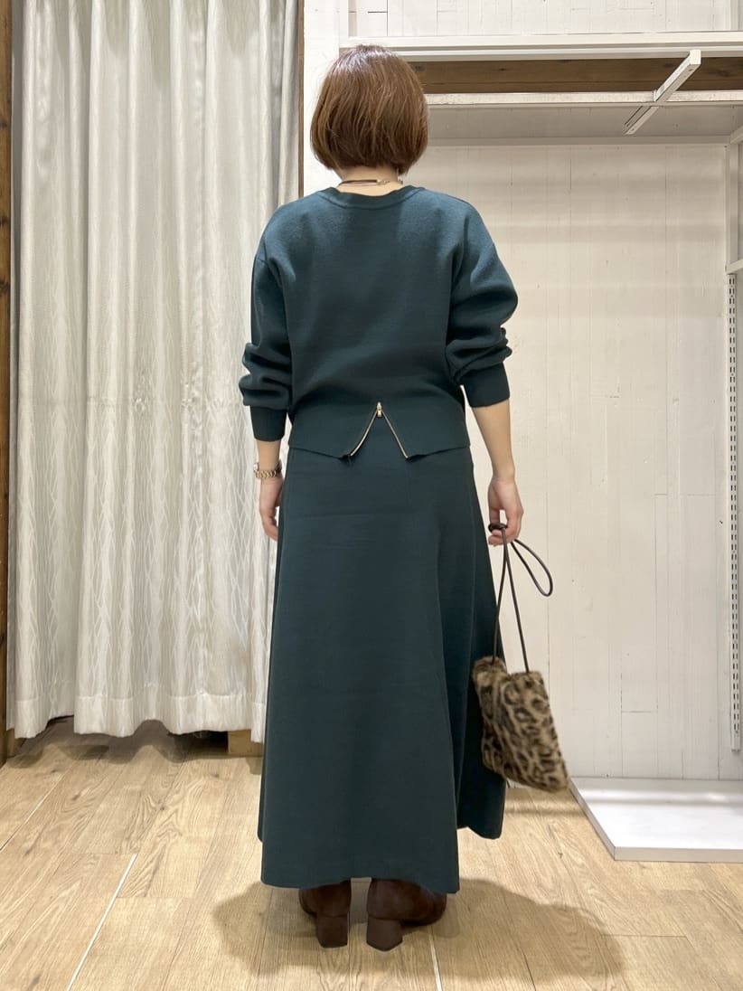 ga_riさんの「THE SHOP TK｜【前後2WAY】ニットセットアップ」を使ったコーディネート