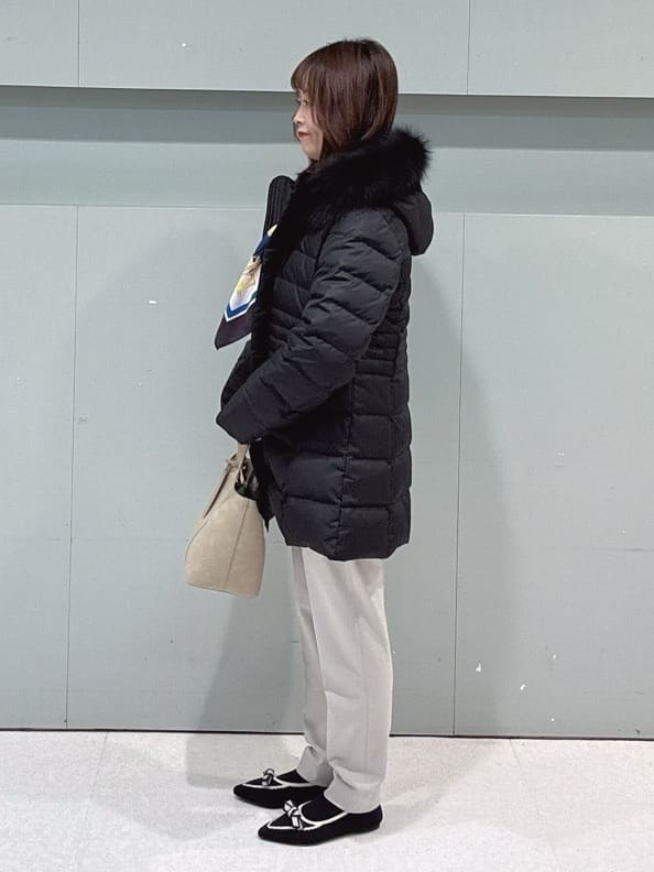 makiさんの「UNTITLED｜【あったか素材/ストレッチ性】裏起毛テーパードパンツ」を使ったコーディネート