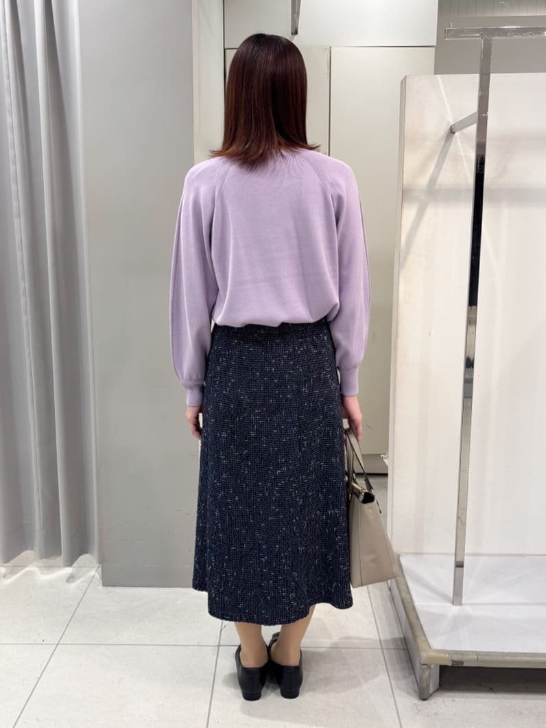 yuiさんの「Reflect｜【ゆったり着られる◎】ラグランスリーブニット」を使ったコーディネート