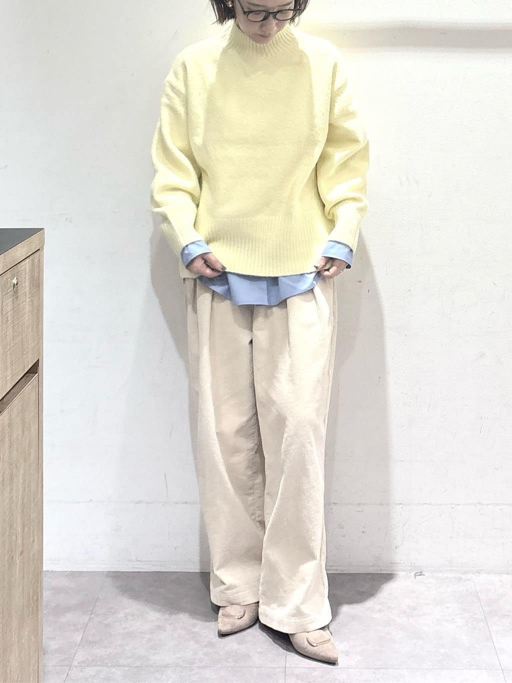 たけねぇさんの「OPAQUE.CLIP｜ふわふわハイネックニット【洗濯機OK】」を使ったコーディネート