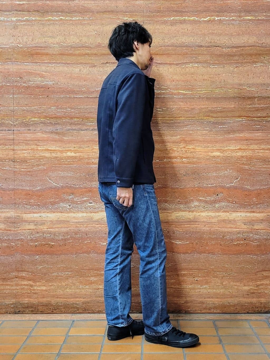 piroyaさんの「TAKEO KIKUCHI｜【モンスターストレッチ】日本製 ウォッシュド デニムパンツ」を使ったコーディネート
