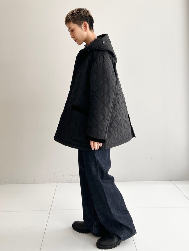 OCHIAIさんの「DRESSTERIOR｜◆取り外しフリル付き裏毛プルオーバー」を使ったコーディネート