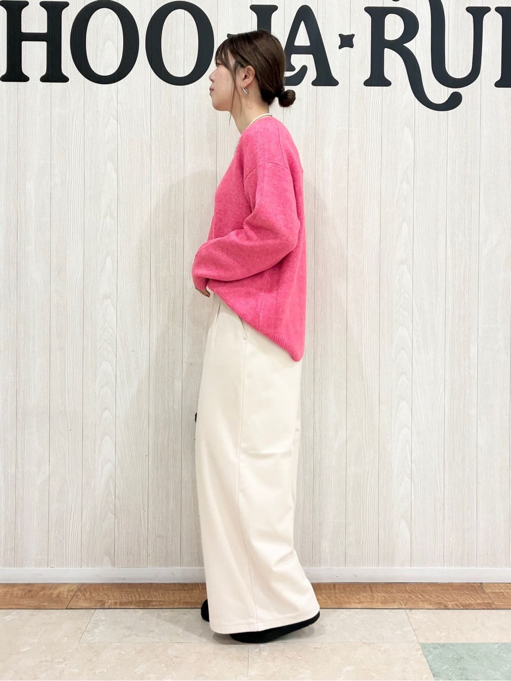 shiiさんの「SHOO･LA･RUE｜【セレモニー】ロンデルマグネットネックレス」を使ったコーディネート