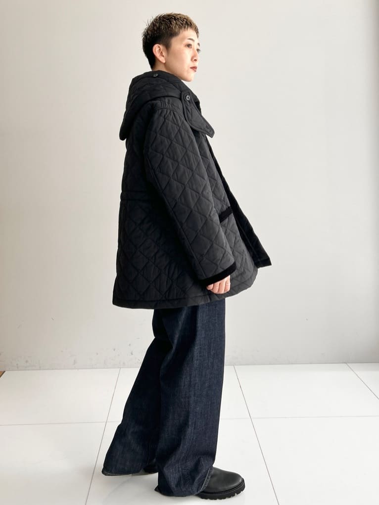 OCHIAIさんの「DRESSTERIOR｜◆取り外しフリル付き裏毛プルオーバー」を使ったコーディネート