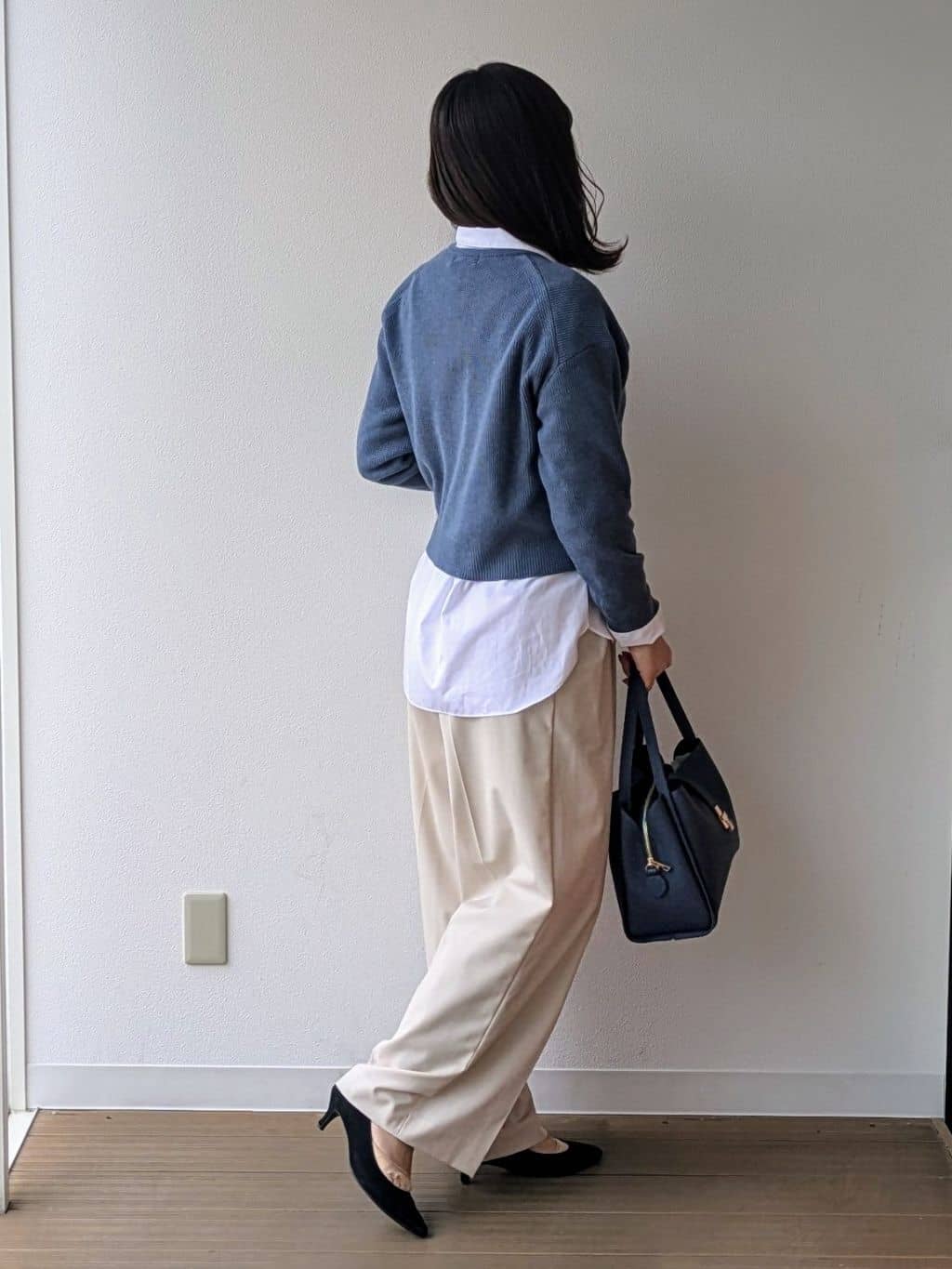 なみきさんの「UNTITLED｜【ゆったりサイズ／着丈短め】ジップニットカーディガン」を使ったコーディネート