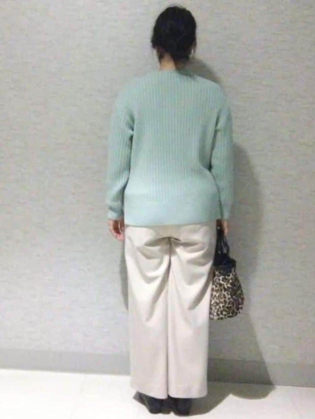 sakoさんの「Reflect｜【ゆったり着られる◎】ワイドリブニットプルオーバー」を使ったコーディネート
