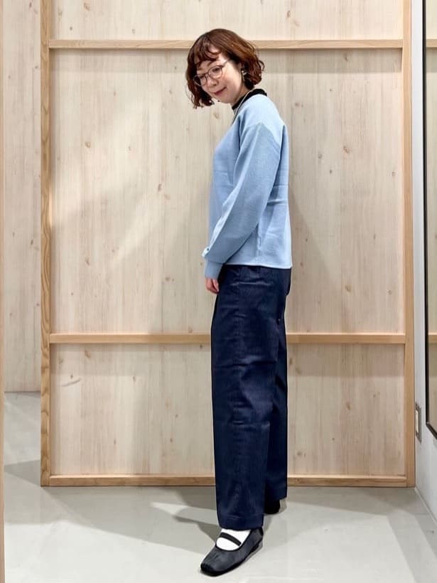 nakoさんの「THE SHOP TK｜【S-XLサイズ/選べる7色】どこから見ても美しい ガーターニット/毛玉になりにくい/洗濯機OK」を使ったコーディネート