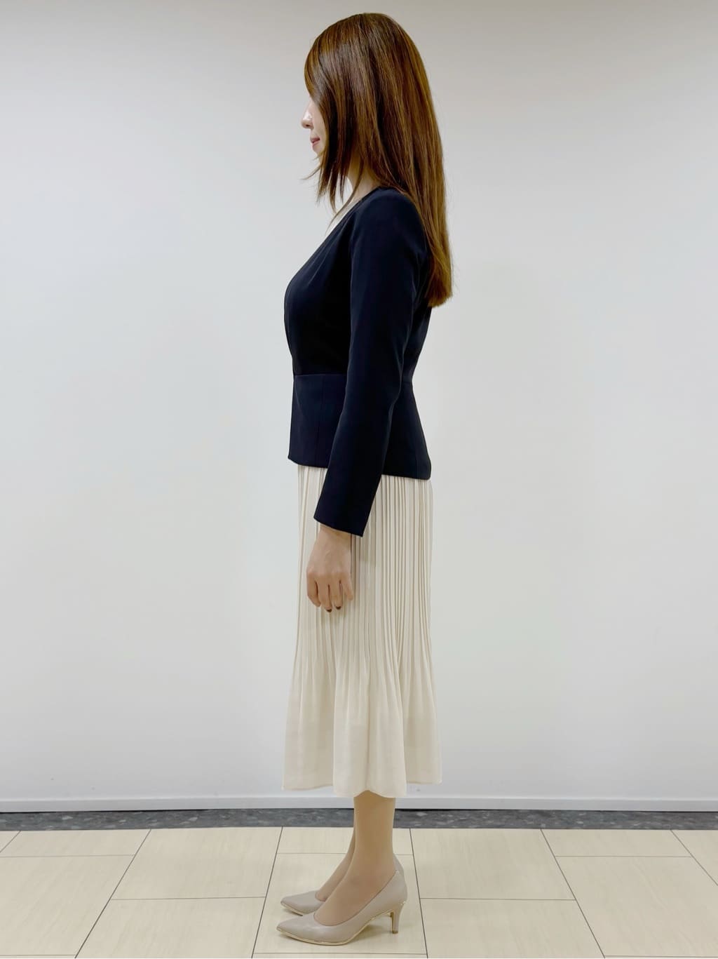Annaさんの「COUP DE CHANCE｜【手洗い可／日本製／スーツ可】カラーレスジャケット」を使ったコーディネート