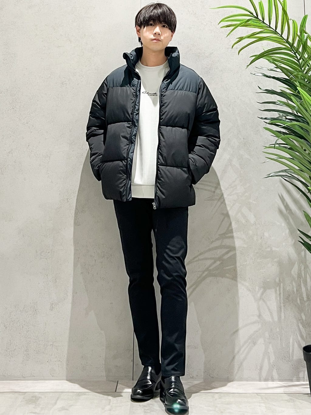 SHI-MAさんの「THE SHOP TK｜【撥水/洗濯機可】寒い季節でも快適 中綿スタンドブルゾン」を使ったコーディネート