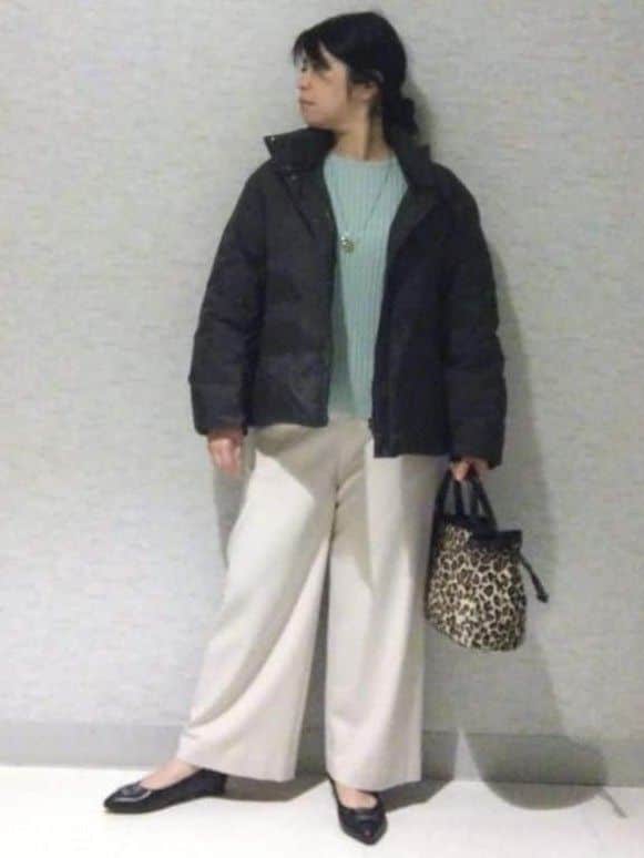sakoさんの「Reflect｜【ゆったり着られる◎】ワイドリブニットプルオーバー」を使ったコーディネート